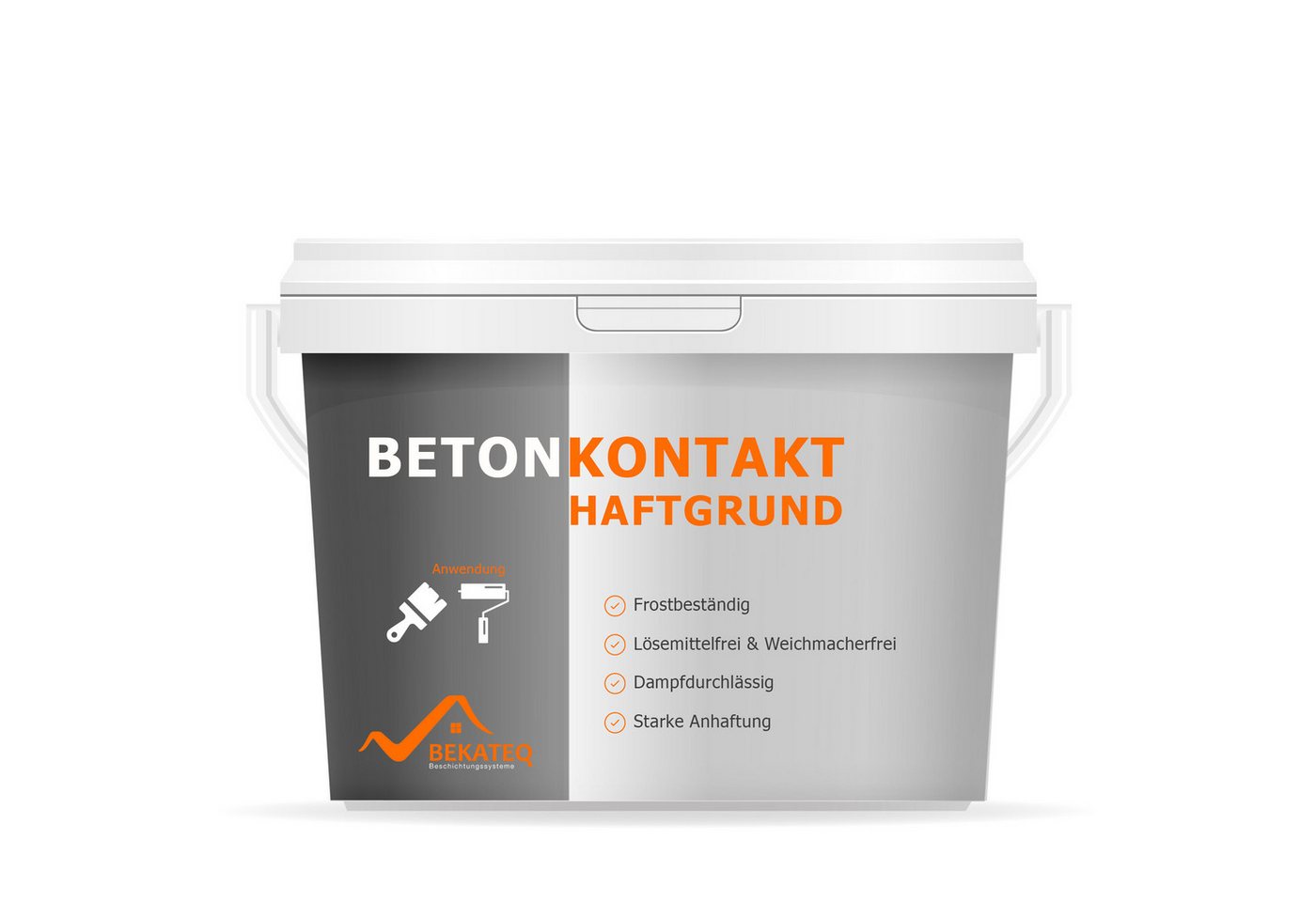 BEKATEQ Putzgrundierung BK-165, 1kg reicht für ca. 5-6 m², Betonkontakt, Betongrund, Haftgrund, Grundierung Beton Fliesen Gips von BEKATEQ