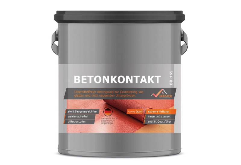 BEKATEQ Putzgrundierung BK-165 Betonkontakt, 1kg reicht für ca. 5-6 m², Betongrund, Haftgrund, Grundierung Beton Fliesen Gips BEKATEQ Putzgrundierung BK-165 Betonkontakt, 1kg reicht für ca. 5-6 m², Betongrund, Haftgrund, Grundierung Beton Fliesen Gips von BEKATEQ