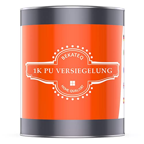 1K PU Versiegelung für Steinteppich außen, UV-fest, 1kg farblos glänzend, kein Vergilben, elastisch, abdichtend, einfache Verarbeitung - BEKATEQ BK-660PU von BEKATEQ