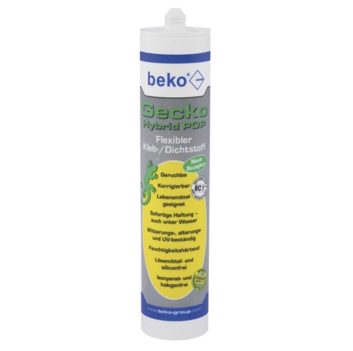 BEKO Dichtstoff BEKO Gecko Hybrid Pop Schwarz flexibler 1 Komponeten Klebe Dichtstoff von BEKO