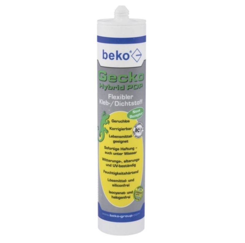 BEKO Dichtstoff BEKO Gecko Hybrid Pop Schwarz flexibler 1 Komponeten Klebe Dichtstoff von BEKO