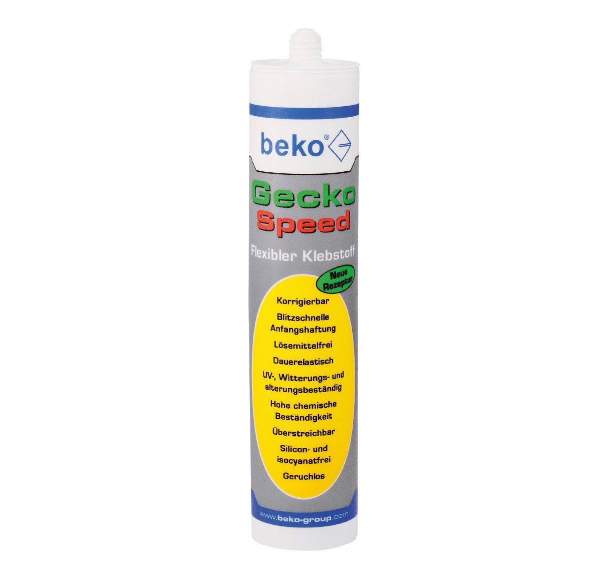 BEKO Dichtstoff BEKO Gecko Speed Weiß Flexilbler Klebstoff 290ml von BEKO