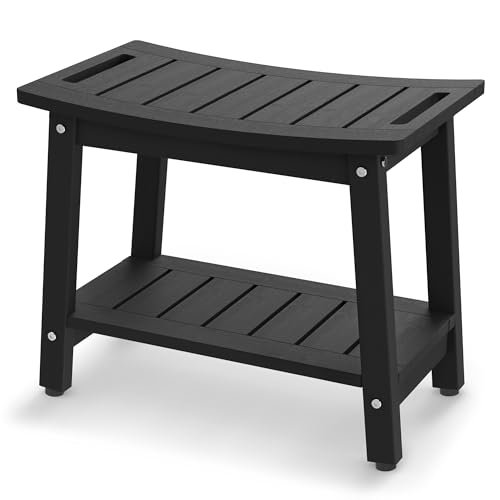 BEKVEM HDPE Hocker, schwarz, groß, BBS04L61 von BEKVEM