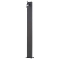Rechteckiger Brunnen aus Metall mit System und Wasserhahn Farbe Anthrazit H82 Cm Rechteckiger Brunnen aus Metall mit System und Wasserhahn Farbe Anthrazit H82 Cm von BEL-FER