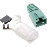 BEL Stewart Connectors SS39GNE RJ45 Steckverbinder CAT 6 SS39GNE Stecker, gerade Pole: 8P8C Grün von BEL Stewart Connectors