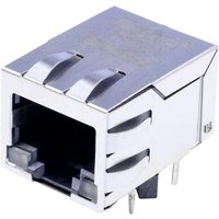 MagJack 10/100Base-TX 4 Übertrager mit LEDs Tab down SI-60024-F Buchse, Einb - Bel Stewart Connectors von BEL Stewart Connectors