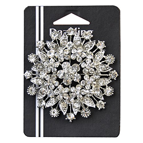 BELAGIO Kissen Unternehmen Zoll-Strass Brosche 1 Stück, Silber/kristall BELAGIO Kissen Unternehmen Zoll-Strass Brosche 1 Stück, Silber/kristall von BELAGIO