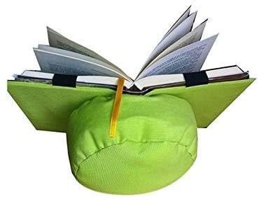 Lesekissen, Grün, Buchstütze für Leser, aus Stoff, anpassbar an das Buch von Belenci
