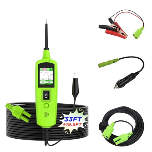 Spannungsprüfer Kfz Prüflampe Auto - BELEY Schwarz Fahrzeug Circuit Tester (B530 Hellgrün) von BELEY