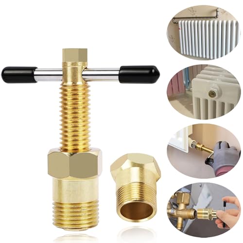 BELEY 15 mm & 22 mm Olivenrohr-Abziehwerkzeug, Werkzeug zum Entfernen von Rohrverbindungen aus massivem Messing für eine Vielzahl von Klempnerarbeiten,wie z. B. das Nachfüllen von Heizkörpern zu Hause von BELEY
