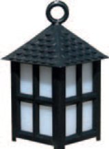 BELI-BECO 549W Kunststoff-Laterne für Krippe mit Beleuchtung - Krippenbeleuchtung - Kunststoff - klare Glühlampe - 4,5 V - 0,2A (Laterne: schwarz | Glas: weiß & nicht transparent, 36 mm) von BELI-BECO
