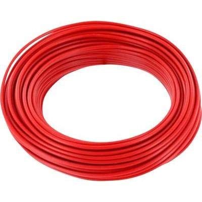BELI-BECO D105/10 Kabel - Kupferdraht 1 x 0,2 mm² (1x0,50mm) - 10 m Ring (Rot) von BELI-BECO