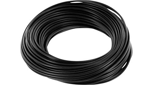BELI-BECO D105/10 Kabel - Kupferdraht 1 x 0,2 mm² (1x0,50mm) - 10 m Ring (Schwarz) von BELI-BECO