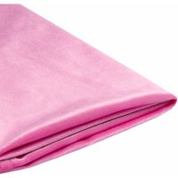 Bettrahmenbezug Fuchsia Samtstoff 90 x 200 cm Stoffbezug für Einzelbett Modernes Design Schlafzimmer Kinderzimmer Ausstattung - Rosa von BELIANI