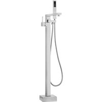 Beliani - Armatur Bodenarmatur kantig Freistehend Messing Kunststoff Gold Elegant Stilvoll Futuristisch von BELIANI