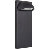 Beliani - Außenwandleuchte led Schwarz Metall und Glas 28 cm IP44 Modern Rechteckig Lang Beleuchtung für Außen Draußen Terrasse Balkon Ausstattung Beliani - Außenwandleuchte led Schwarz Metall und Glas 28 cm IP44 Modern Rechteckig Lang Beleuchtung für Außen Draußen Terrasse Balkon Ausstattung von BELIANI