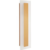 Beliani - Außenwandleuchte led Gold Metall und Acryl 30 cm Modern Rechteckig Lang Beleuchtung für Außen Draußen Terrasse Balkon Ausstattung Beliani - Außenwandleuchte led Gold Metall und Acryl 30 cm Modern Rechteckig Lang Beleuchtung für Außen Draußen Terrasse Balkon Ausstattung von BELIANI