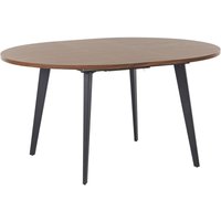 Ausziehbarer Esstisch BOVINA Dunkelbraun 120/150 cm 120 cm von BELIANI
