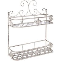 Wandregal MARAYES Metall Weiß Wandregal MARAYES Metall Weiß von BELIANI