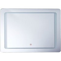 Wandspiegel 80 x 60 cm Rechteckig mit led Beleuchtung Antibeschlagsystem Touch Sensor-Schalter Modern von BELIANI