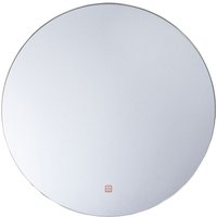 Wandspiegel Silber Glas 60 cm mit LED Beleuchtung Rund Antibeschlagsystem Touch Sensor Modern Wandspiegel Silber Glas 60 cm mit LED Beleuchtung Rund Antibeschlagsystem Touch Sensor Modern von BELIANI