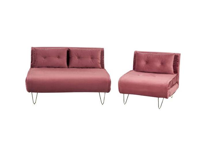 Beliani, Sofa + Bettsofa, Vestfold (3-Sitzer, 2-Sitzer, Bettsofa) von BELIANI