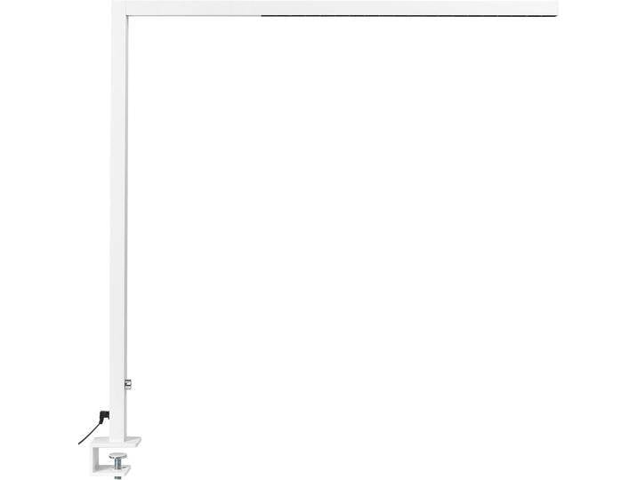 Beliani, Tischlampe, Schreibtischlampe LED Metall weiss klemmbar VOLANS (11200 lm) von BELIANI