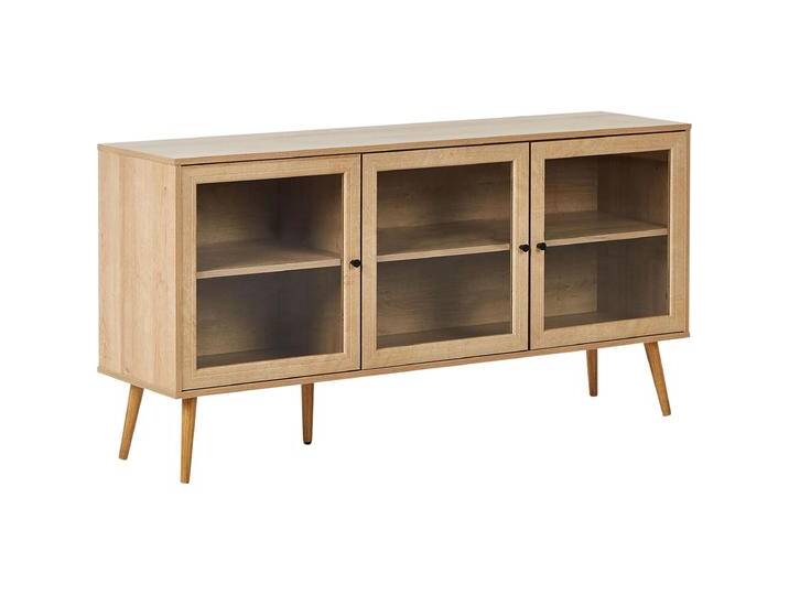Beliani, Vitrine + Buffetschrank, Albany (150 x 40 x 76 cm) von BELIANI