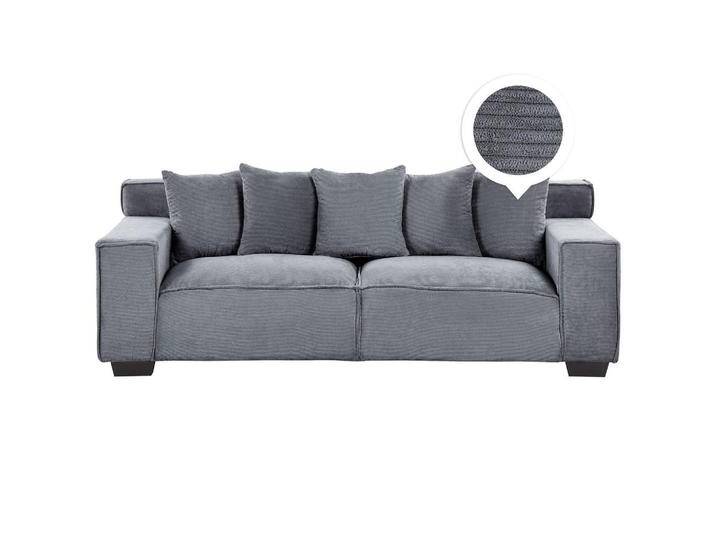 Beliani 3-SITZER-SOFA, Dunkelgrau, 200x67x82 cm, Wohnzimmer, Sofas & Couches, Sofas, 3-Sitzer Sofas Beliani 3-SITZER-SOFA, Dunkelgrau, 200x67x82 cm, Wohnzimmer, Sofas & Couches, Sofas, 3-Sitzer Sofas von BELIANI