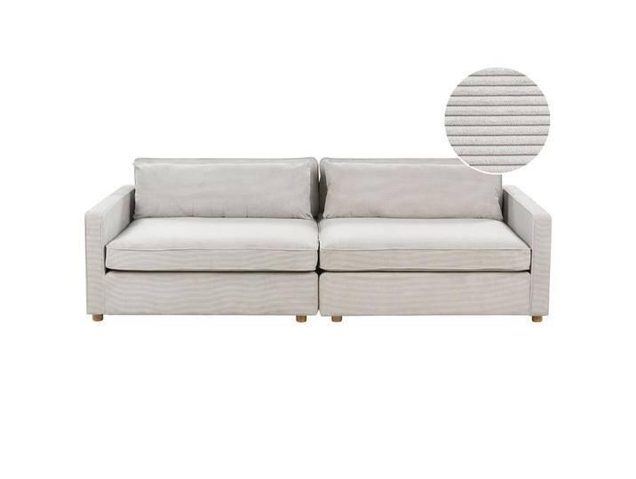 Beliani 3-SITZER-SOFA, Grau, Hellbraun, 250x80x125 cm, Wohnzimmer, Sofas & Couches, Sofas, 3-Sitzer Sofas Beliani 3-SITZER-SOFA, Grau, Hellbraun, 250x80x125 cm, Wohnzimmer, Sofas & Couches, Sofas, 3-Sitzer Sofas von BELIANI