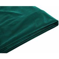 Beliani - Abziehbarer Bezug Dunkelgrün für Bett fitou 160 x 200 cm Samtstoff Elegant - Grün von BELIANI