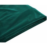 Beliani - Bezug für Bett fitou Dunkelgrün 180 x 200 cm Samtstoff - Grün von BELIANI