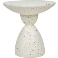Beliani - Beistelltisch Cremeweiß Leichtbeton und Glasfaser Rund ⌀ 50 cm Terrazzo Optik Modernes Design Outdoor Couchtisch Wohnzimmer Ausstattung Beliani - Beistelltisch Cremeweiß Leichtbeton und Glasfaser Rund ⌀ 50 cm Terrazzo Optik Modernes Design Outdoor Couchtisch Wohnzimmer Ausstattung von BELIANI