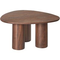 Beliani - Couchtisch Dunkel Holz Retro Dreieckiger Wohnzimmertisch Beliani - Couchtisch Dunkel Holz Retro Dreieckiger Wohnzimmertisch von BELIANI