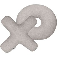 Dekokissen 2er Set Hellgrau Webpelz mit Füllung ⌀ 46 und 51x51 cm Teddy-Optik X-Form O-Form Tic-Tac-Toe Modern Wohnzimmer Schlafzimmer Deko Dekokissen 2er Set Hellgrau Webpelz mit Füllung ⌀ 46 und 51x51 cm Teddy-Optik X-Form O-Form Tic-Tac-Toe Modern Wohnzimmer Schlafzimmer Deko von BELIANI
