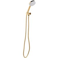 Beliani - Duschkopf mit Brauseschlauch Gold abs Edelstahl 1 Strahlart Modern Klassisch Handbrause Set für Badezimmer Dusche von BELIANI