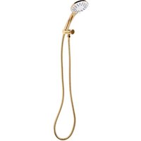 Beliani - Duschkopf mit Brauseschlauch Gold abs Edelstahl 4 Strahlarten Modern Klassisch Handbrause Set für Badezimmer Dusche von BELIANI