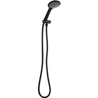 Beliani - Duschkopf mit Brauseschlauch Schwarz Matt abs Edelstahl 4 Strahlarten Modern Klassisch Handbrause Set für Badezimmer Dusche von BELIANI