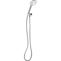 Beliani - Duschkopf mit Brauseschlauch Silber abs Edelstahl 3 Strahlarten Modern Klassisch Handbrause Set für Badezimmer Dusche von BELIANI