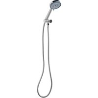 Beliani - Duschkopf mit Brauseschlauch Silber abs Edelstahl 3 Strahlarten Modern Klassisch Handbrause Set für Badezimmer Dusche von BELIANI