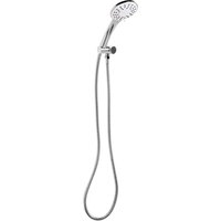 Beliani - Duschkopf mit Brauseschlauch Silber abs Edelstahl 4 Strahlarten Modern Klassisch Handbrause Set für Badezimmer Dusche von BELIANI