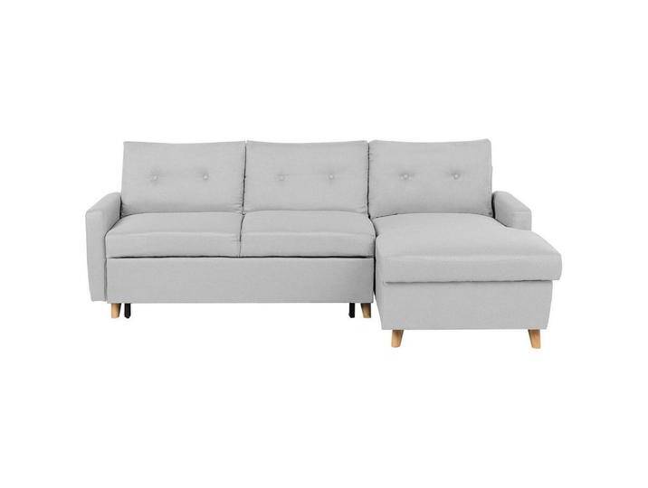 Beliani ECKSOFA, Hellgrau, 4-Sitzer, L-Form, 232x147 cm, Wohnzimmer, Sofas & Couches, Wohnlandschaften, Ecksofas Beliani ECKSOFA, Hellgrau, 4-Sitzer, L-Form, 232x147 cm, Wohnzimmer, Sofas & Couches, Wohnlandschaften, Ecksofas von BELIANI