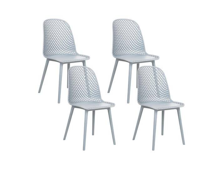 Beliani ESSZIMMERSTUHL, Blau, Kunststoff, 1-Sitzer, 45x81x52 cm, Esszimmer, Stühle, Esszimmerstühle, Vierfußstühle von BELIANI
