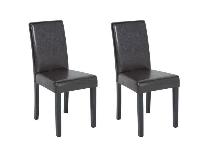 Beliani ESSZIMMERSTUHL, Braun, 1-Sitzer, 42x93x59 cm, Esszimmer, Stühle, Esszimmerstühle, Vierfußstühle von BELIANI