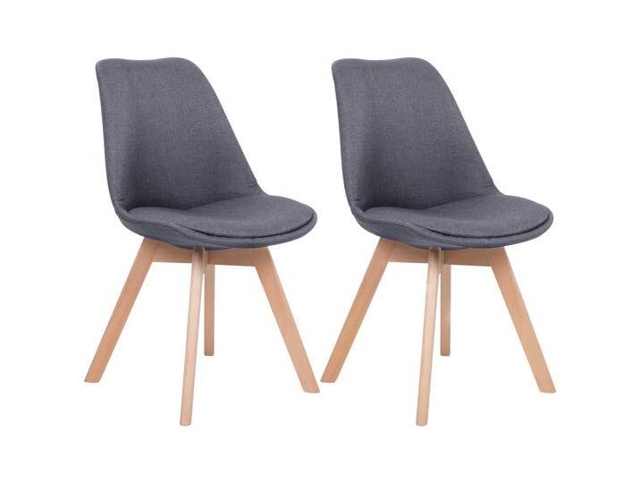 Beliani ESSZIMMERSTUHL, Grau, 1-Sitzer, 47x84x43 cm, Esszimmer, Stühle, Esszimmerstühle, Vierfußstühle von BELIANI