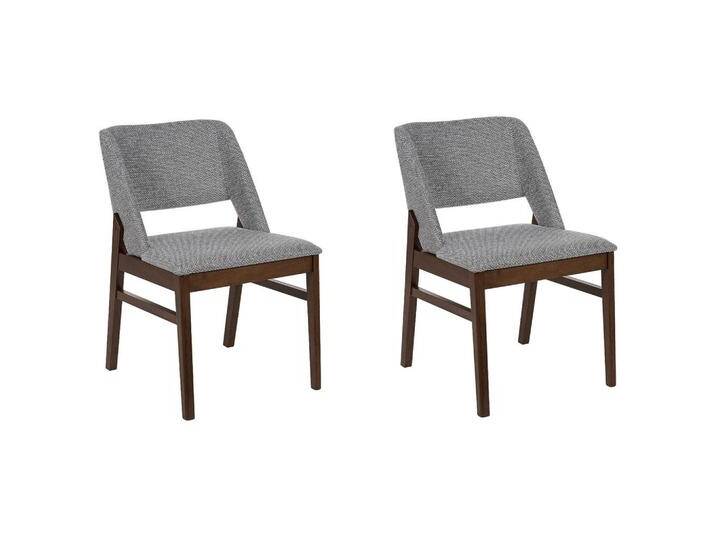 Beliani ESSZIMMERSTUHL, Grau, 1-Sitzer, 51x80x49 cm, Esszimmer, Stühle, Esszimmerstühle, Vierfußstühle von BELIANI