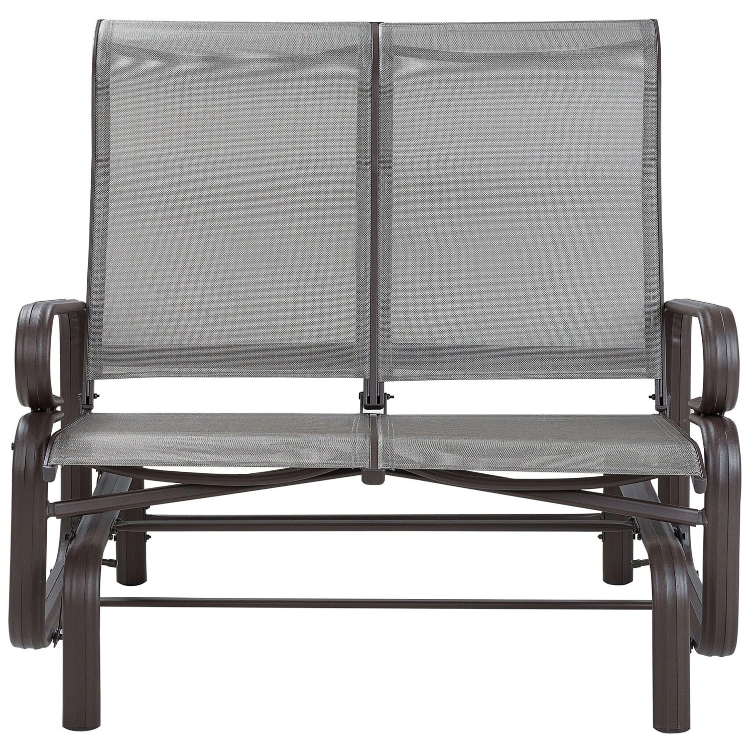 Beliani Gartenbank Braun Grau 78x114x105 Beliani Gartenbank Braun Grau 78x114x105 von BELIANI