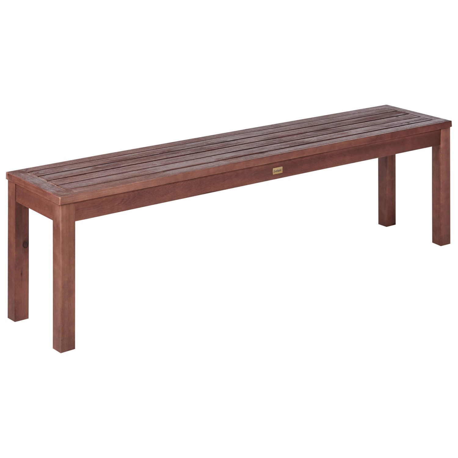 Beliani Gartenbank Dunkler Holzfarbton 35x160x45 Beliani Gartenbank Dunkler Holzfarbton 35x160x45 von BELIANI