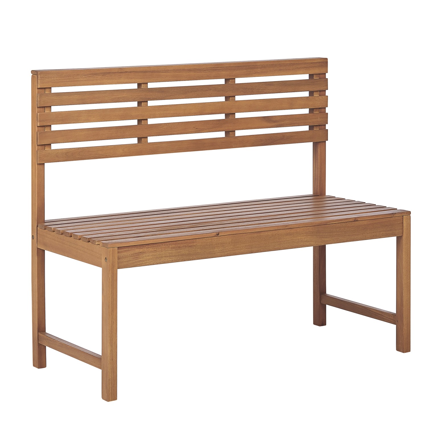 Beliani Gartenbank Heller Holzfarbton 50x110x92 Beliani Gartenbank Heller Holzfarbton 50x110x92 von BELIANI