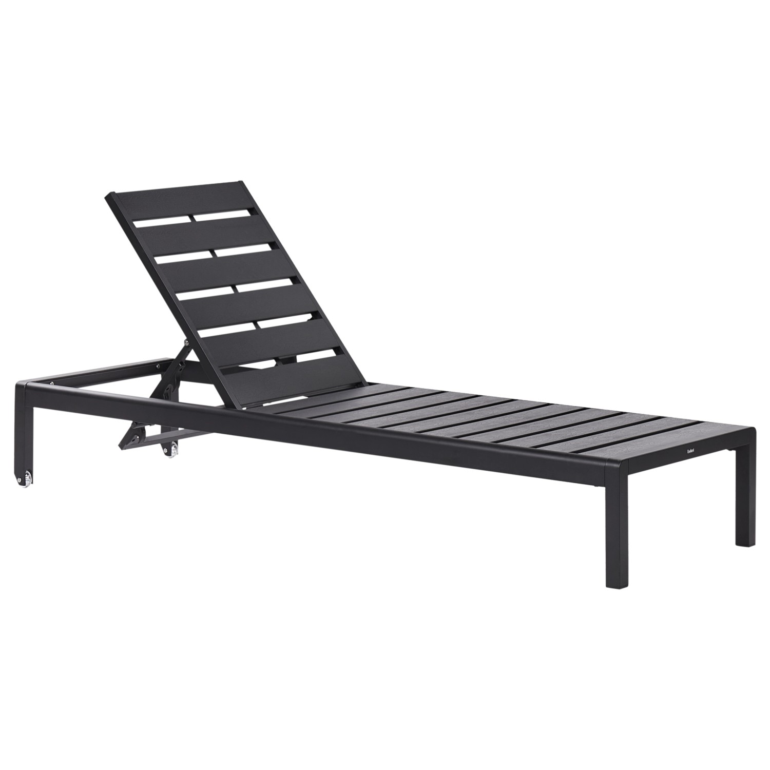 Beliani Gartenliege Schwarz 198x64x29 Beliani Gartenliege Schwarz 198x64x29 von BELIANI